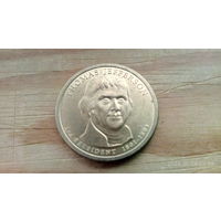 США. 1 доллар 2007. Томас Джеферсон.
