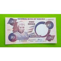 Банкнота 5 наира  Нигерия 2005 г.