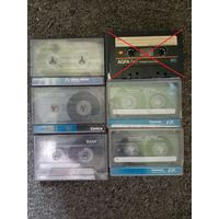 5 аудио кассеты одним лотом