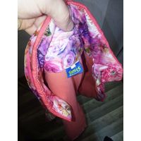Куртка розовая/сиреневая Toma S розы 110