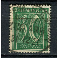 Рейх (Веймарская республика) - 1921 - Цифры 30 Pf - [Mi.162] - 1 марка. Гашеная.  (Лот 80BC)