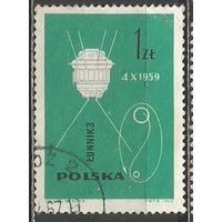 Польша. Исследование космоса. Лунник-3. 1963г. Mi#1441.