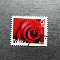 Марка Польша 2015 год  Цветы