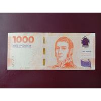 Аргентина 1000 песо 2023 UNC