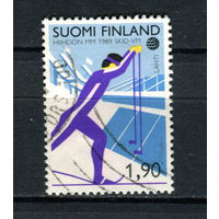 Финляндия - 1989 - Чемпионат мира по лыжным видам спорта - [Mi. 1070] - полная серия - 1 марка. Гашеная.  (Лот 141BF)