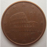 Италия 5 евроцентов 2007 г.
