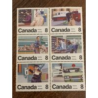 Канада. История Канадской почты. Полная серия