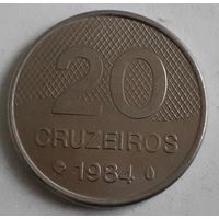 Бразилия 20 крузейро, 1984 (14-3-21(в))