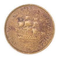 Британская Южная Африка 1/2 пени 1952 - с рубля