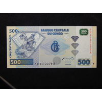 Конго 500 франков 2002г.UNC