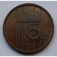Нидерланды 5 центов, 1983 г.