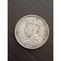 Британский Маврикий 1/4 рупии 1936