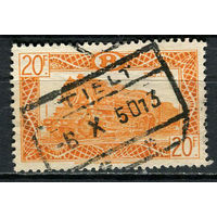 Бельгия - 1949 - Локомотив 20Fr. Железнодорожные марки - [Mi.290Ae] - 1 марка. Гашеная.  (Лот 37EY)-T25P3