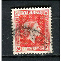 Новая Зеландия - 1954/1963 - Королева Елизавета II 3P - [Mi.82d] - 1 марка. Гашеная.  (Лот 52EA)-T2P22