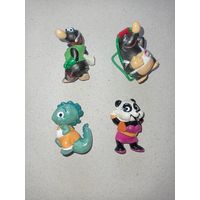 Киндер игрушки Кроты, динозавр, панда ( без ручки)