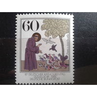 ФРГ 1982 св. Франц Азизский, птицы Михель-1,2 евро