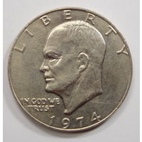 США 1 доллар 1974 двор P