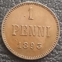 1 пенни 1893