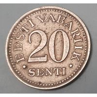 Эстония 20 сентов, 1935 (9-11-14(в))