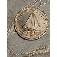 Багамы 25 цент 2000 года .