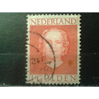 Нидерланды 1949 Королева Юлиана  1 гульден