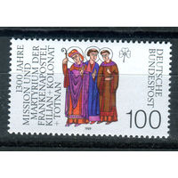 Германия (ФРГ) - 1989г. - Святой Килиан - полная серия, MNH с отпечатком [Mi 1424] - 1 марка