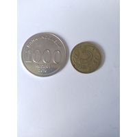 Монеты   Индонезия-казахстан