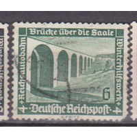 Архитектура Благотворительные марки - Рейх Германия 1936 год лот 13