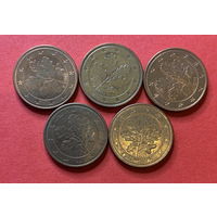 Германия, 5 евроцентов - 2002ADFGJ