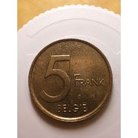 Бельгия 5 франков 1998 год