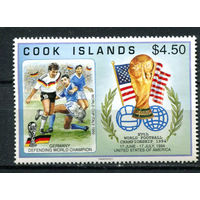 Острова Кука - 1994 - Чемпионат мира по футболу  - [Mi. 1403] - полная серия - 1 марка. MNH.  (Лот 180AU)