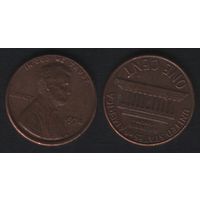 США km201 1 цент 1974 год (-) (f2