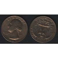 США km164a 25 центов 1 квотер 1967 год (f0