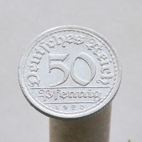Германия 50 пфеннигов 1920 A
