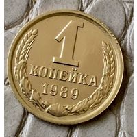 1 копейка 1989 года.