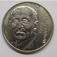 Франция 5 франков 1992 г