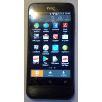HTC One V, экран треснут но полностью рабочий с хорошей батареей+ зарядка.