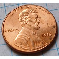 США 1 цент, 2016      ( 3-5-5 )