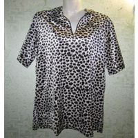 Блузка/рубашка/футболка леопардовая, р.XL