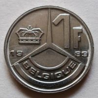 1 франк 1989 (Q) Бельгия