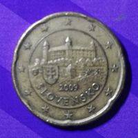 20 евро центов 2009 г. Словакия
