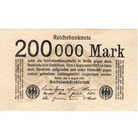 Германия, 200 тыс. марок, 1923 г. *