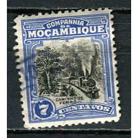 Португальские колонии - Мозамбик (Comp de Mocambique) - 1923 - Железная дорога 7С - [Mi.146] - 1 марка. Гашеная.  (LOT EW33)-T10P22