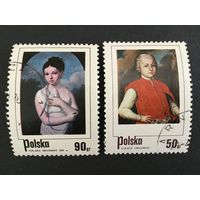 Дети на картинах поляков. Польша,1974, 2 марки из серии