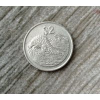 Werty71 Зимбабве 2 доллара 1997 Панголин