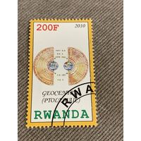 Руанда 2010. Геоцентрик. Марка из серии