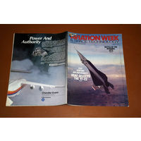 Авиационный журнал AVIATION WEEK & SPACE TECHNOLOGY апрель 1991