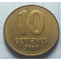 Аргентина 10 сентаво, 2009     ( 5-10-5 )
