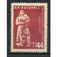 Международный женский конгресс в Лозанне Болгария 1955 год чистая серия из 1 марки