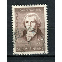 Финляндия - 1960 - Юхан Гадолин - химик - [Mi. 519] - полная серия - 1 марка. Гашеная.  (Лот 180AL)